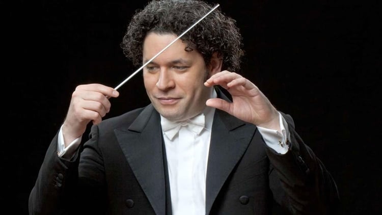 El director de orquestas venezolano, Gustavo Dudamel