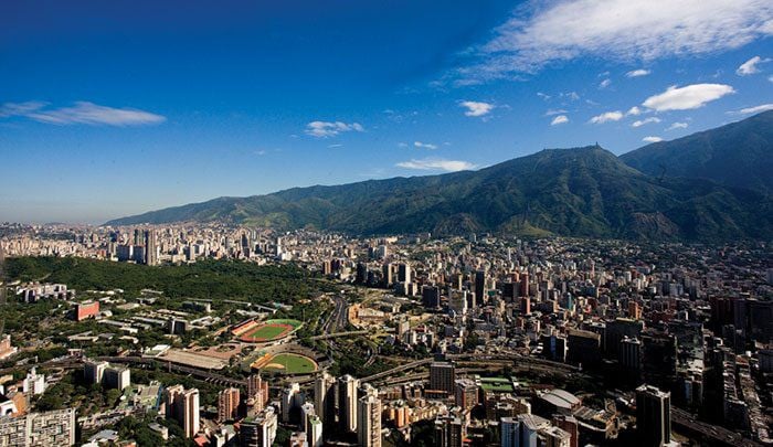 Cielo despejado en Caracas