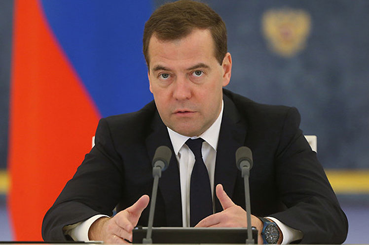 El primer ministro ruso, Dmitri Medvedev.