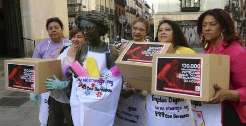 Trabajadoras del hogar se organizan en España