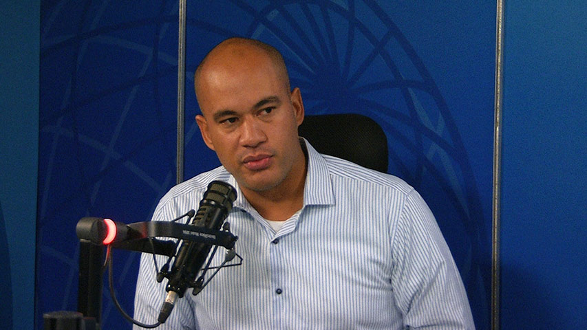 El representante del gobierno en el diálogo con la oposición en Barbados y gobernador del Estado Miranda, Héctor Rodríguez