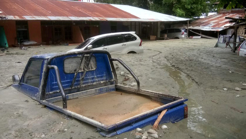 Fuertes inundaciones en Indonesia