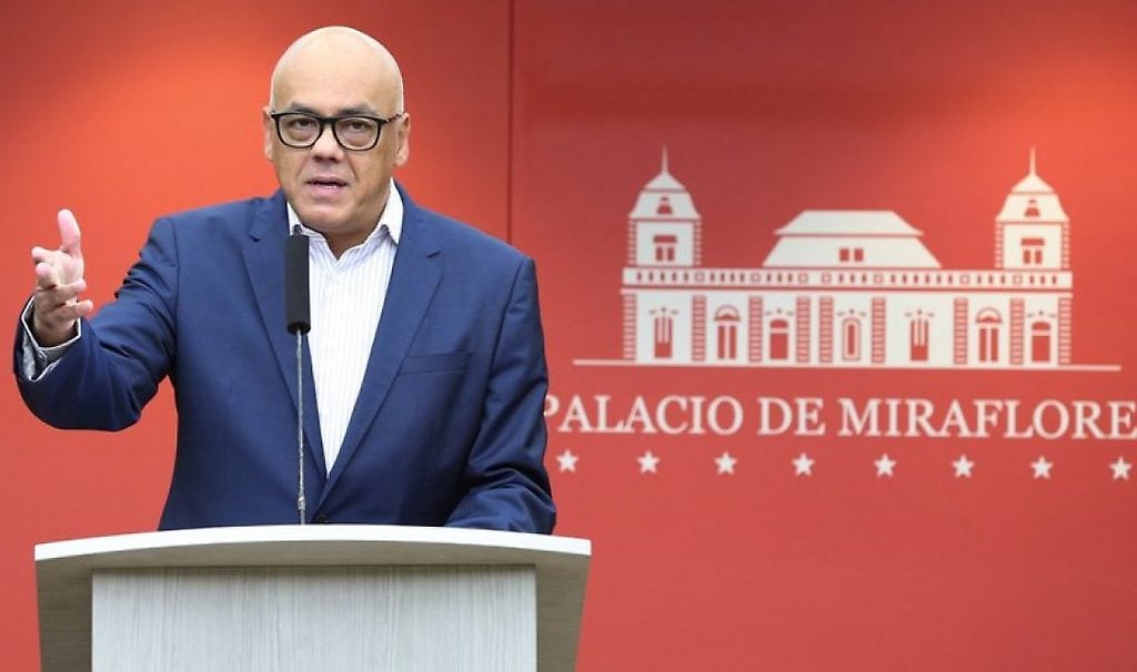 El ministro de Comunicación, Jorge Rodríguez