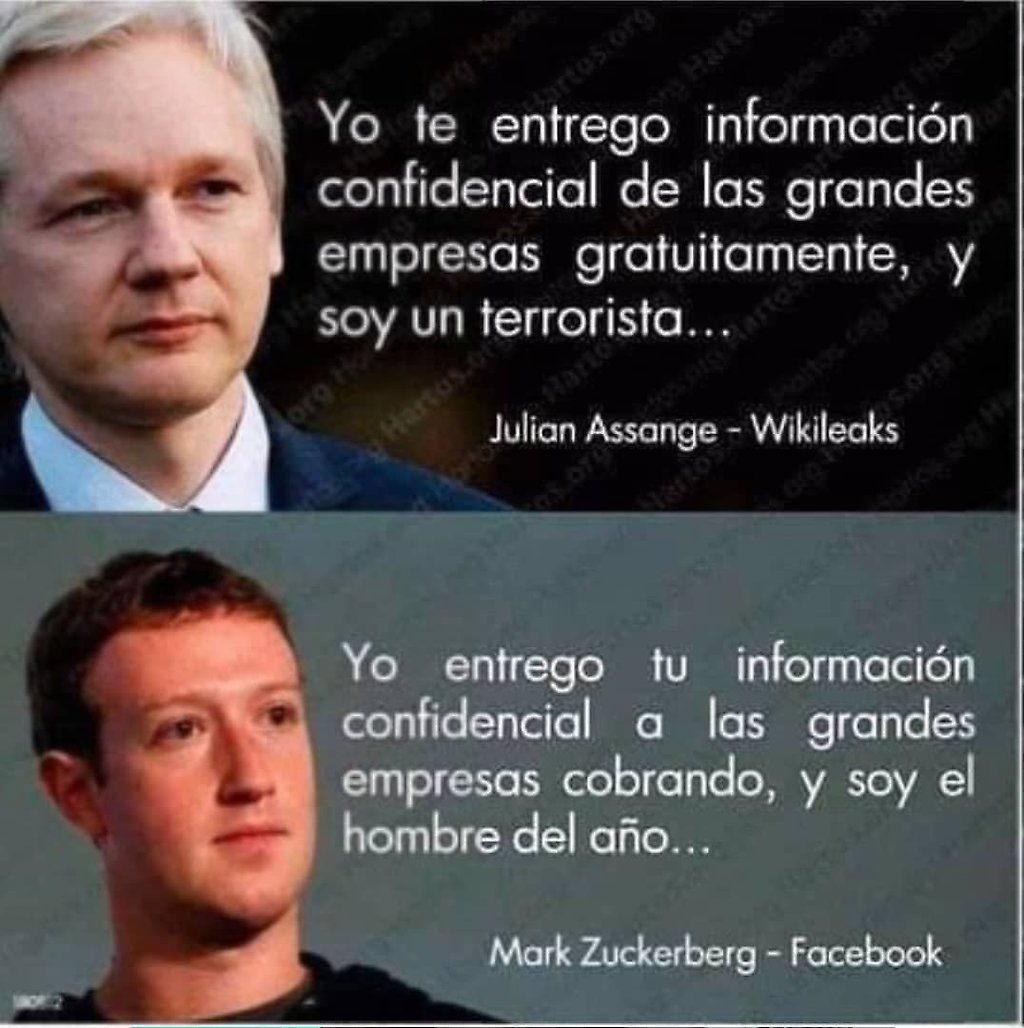 Assange VS Zuckerberg
