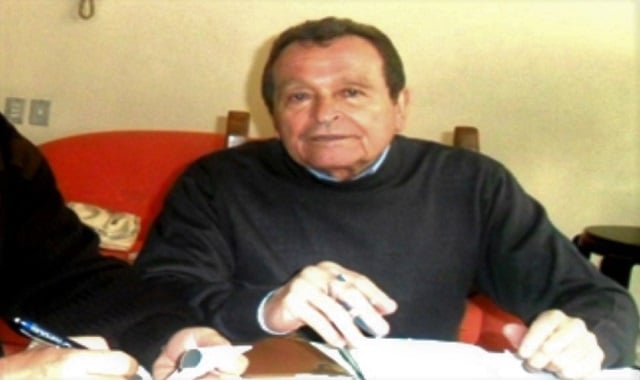 El ex guerrillero Douglas Bravo, entrevistado por el periodista Enrique Contreras
