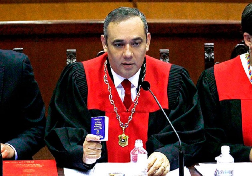 Maikel Moreno, presidente del Tribunal Supremo de Justicia.