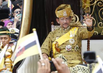 El sultán de Brunei, Hassanal Bolkiah