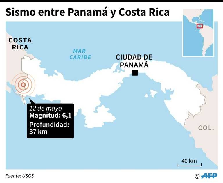 Sismo en Panamá y Costa Rica