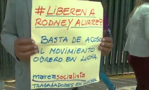 Libertad inmediata para Rodney Álvarez