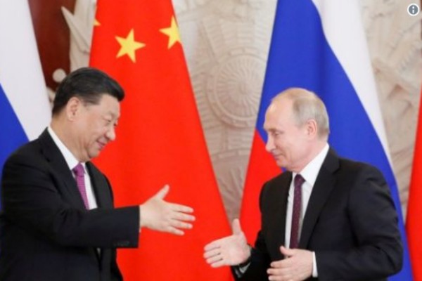 Presidentes de China y Rusia, Vladimir Putin y Xi Jinping