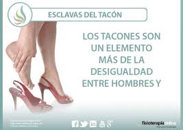 Mientras los hombres son libres de usar zapatos planos, a las mujeres se les impone el uso del tacón