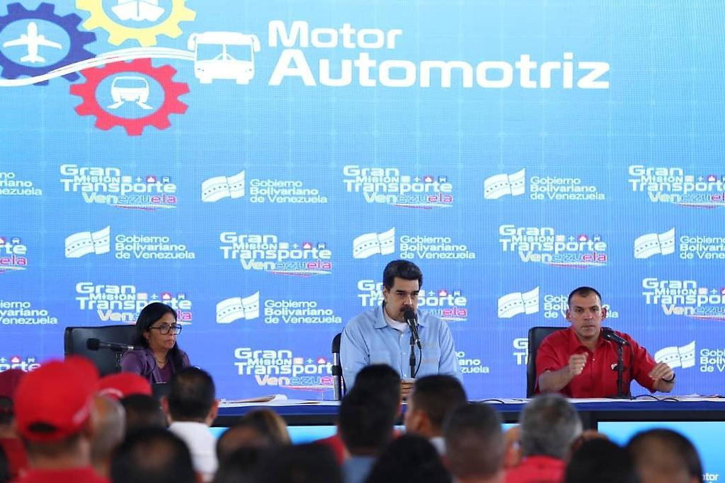 El Presidente NicolasMaduro en acto de Clausura de 1er. Encuentro del Motor Automotriz