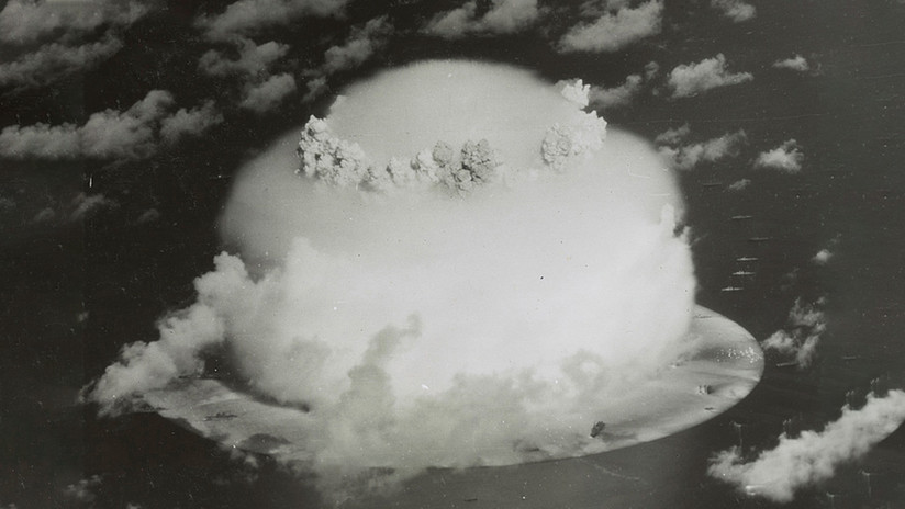 Prueba nuclear en isla Bikini por EEUU