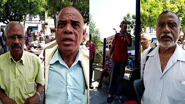 Integrantes del Cte de Derechos Humanos de Puerto Cabello y Mora (Carabobo), contra el aumento arbitrario del gas