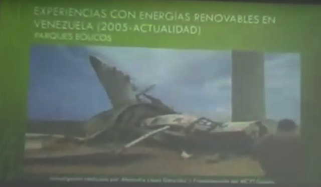 Aerogeneradores sin mantenimiento en el Parque Eólico de La Guajira, destruidos