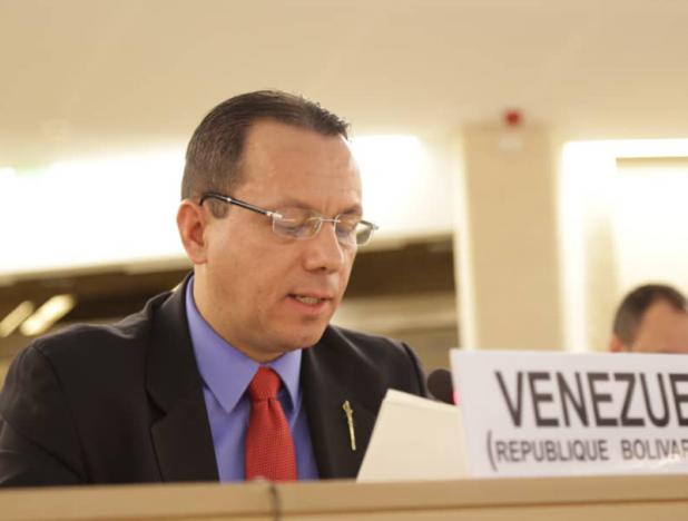 El viceministro para Relaciones Exteriores de Venezuela, Alexander Yánez.