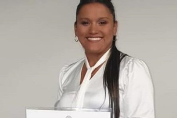 Karina García, candidata a la Alcaldía de Suárez en Colombia.