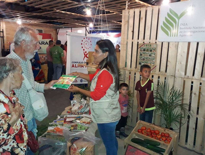 INIA mostró sus potencialidades en producción de semilla en la 44° Feria Internacional Barquisimeto 2019