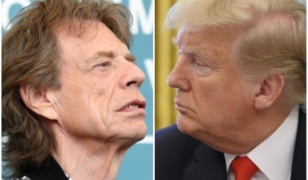 Mick Jagger y Donald Trump