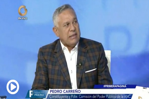 El Constituyente Pedro Carreño.