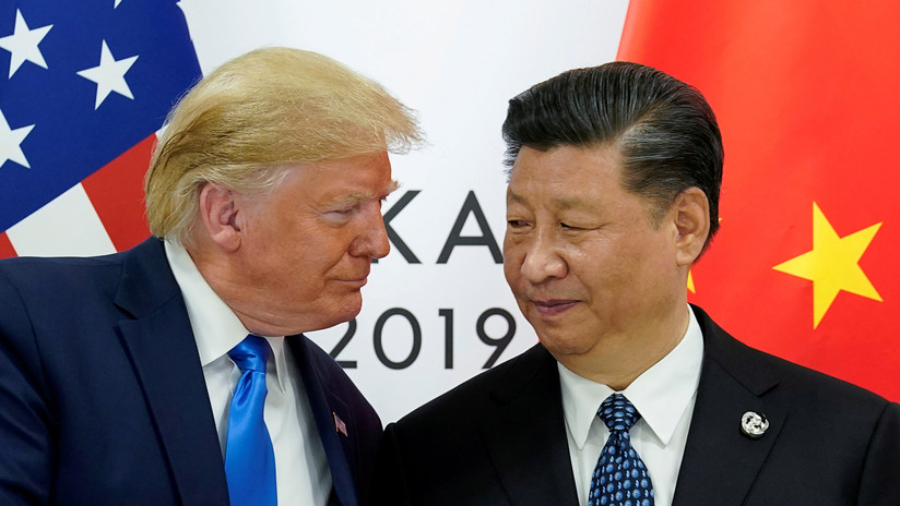 El presidente de EE.UU., Donald Trump, reunido con su homólogo chino, Xi Jinping, en Osaka, Japón, 2019.