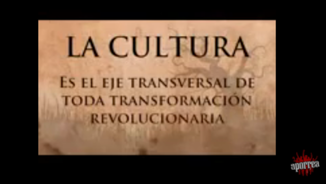 La Cultura es el eje transversal de toda transformación revolucionaria