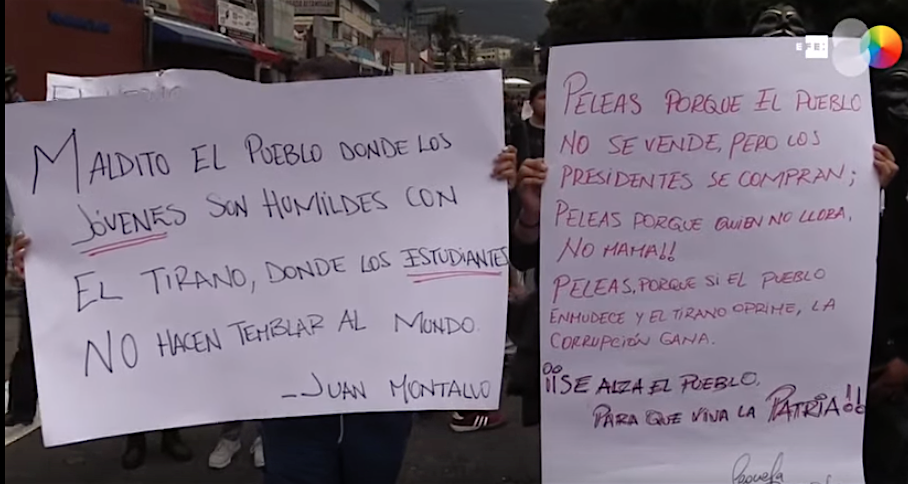 El pueblo se manifiesta contra las medidas de Lenin