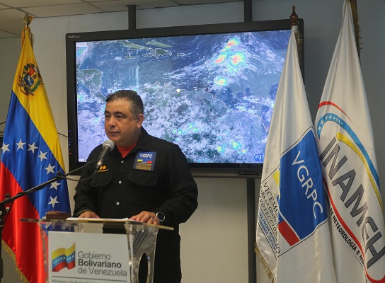 Viceministro para la Gestión de Riesgo y Protección Civil, G/D Randy Rodríguez