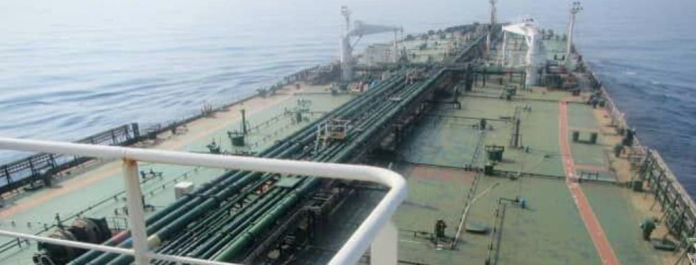 Imagen de archivoa del petrolero iraní Sabiti oil en el Mar Rojo