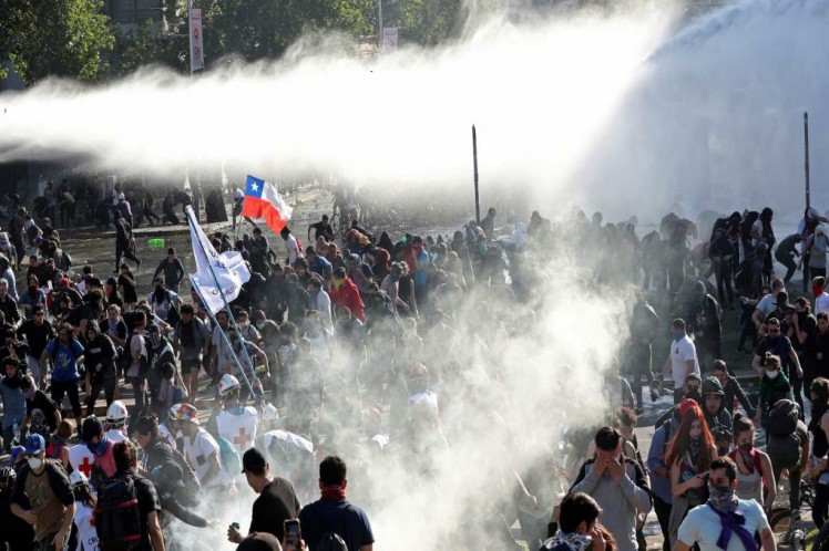 21 días de protestas en Chile
