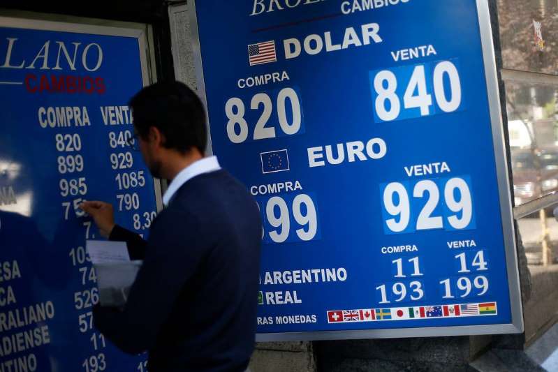 En Chile Precio del dólar cierra con nuevo récord.