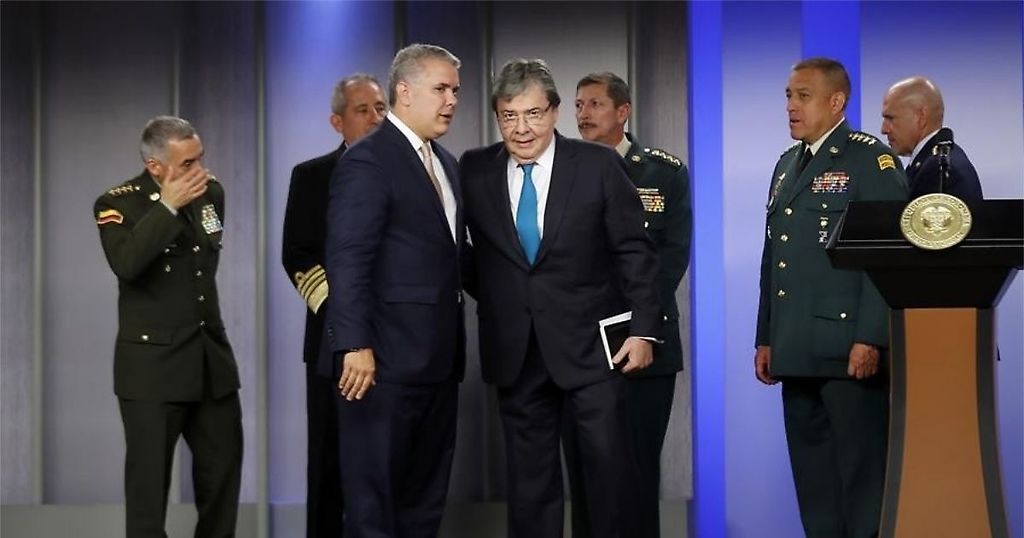 Iván Duque y Carlos Holmes Trujillo, nuevo ministro de defensa de Colombia
