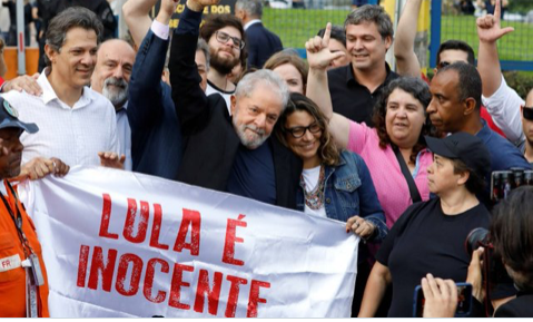 Lula Da Silva quedó en libertad tras un año y siete meses en prisión