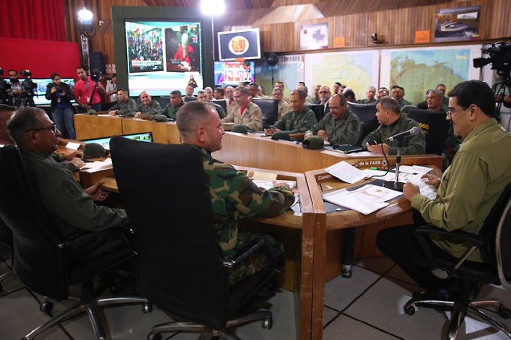 Reunión con Unidades Populares de Defensa Integral (UPDI) de la Milicia Nacional Bolivariana