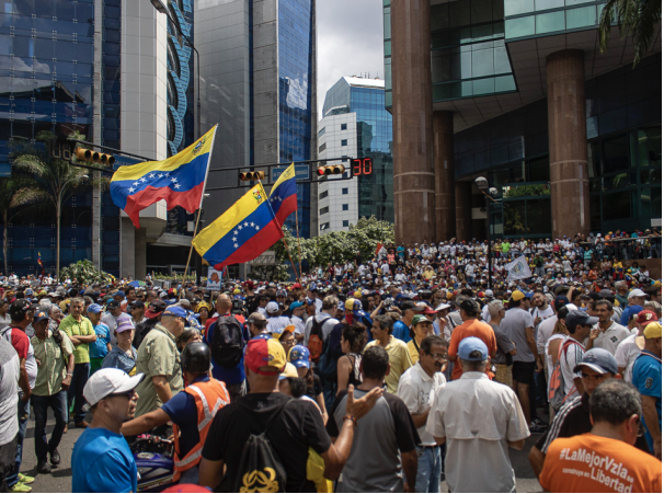 Oposición concentrada en Chacaito