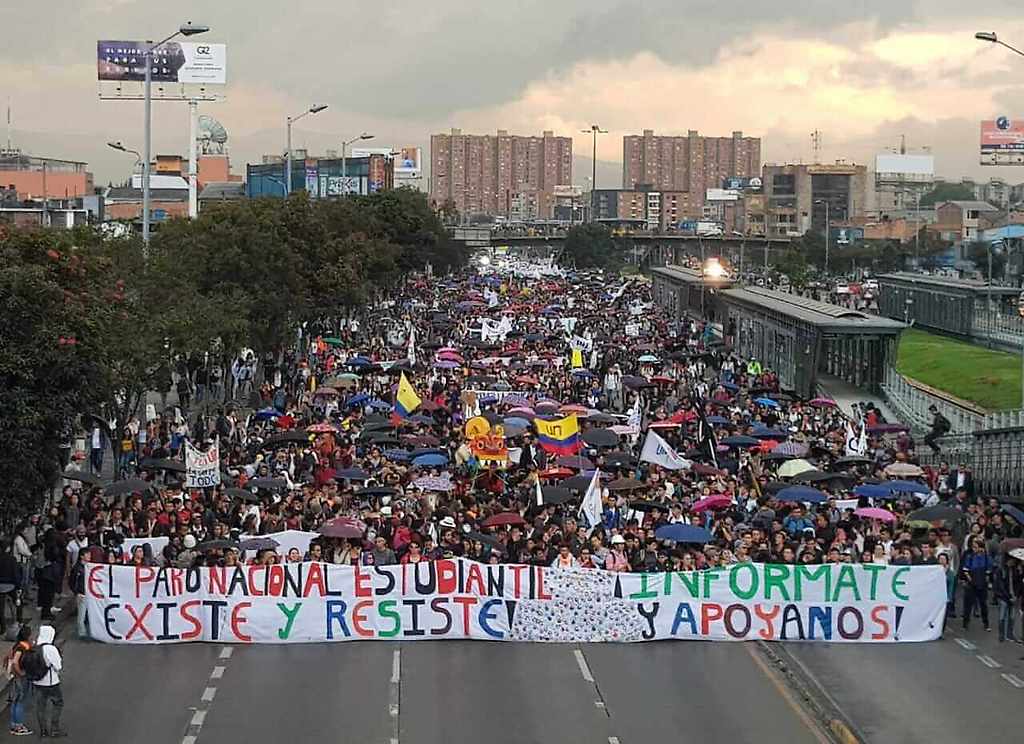 Paro nacional en Colombia el 21 de noviembre