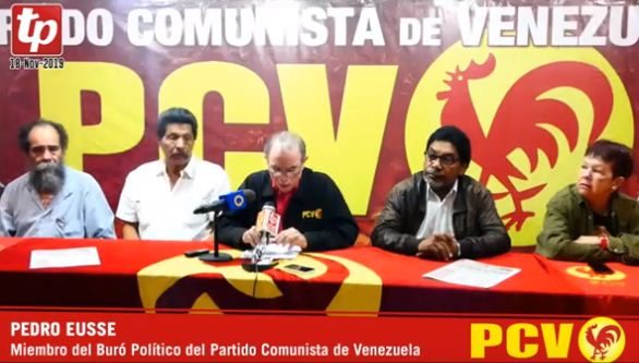 Pedro Eusse
Miembro del Buró Político del Partido Comunista de Venezuela (PCV)