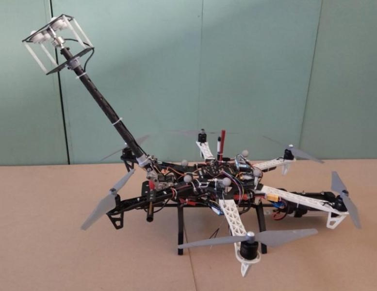 Robot volador para inspección de rascacielos, diseñado por científicos chinos.