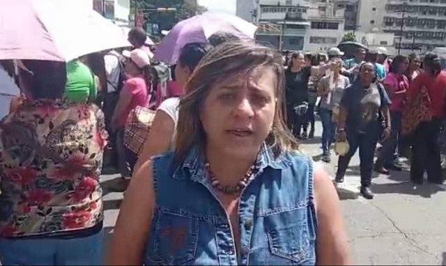 Zuleika Matamoros, activista sindical docente de Marea Socialista