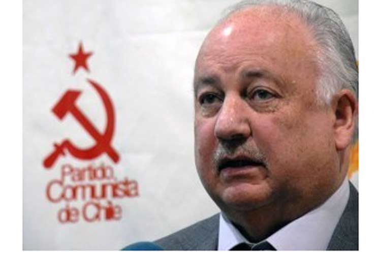El presidente del Partido Comunista (PC) de Chile, Guillermo Teillier.