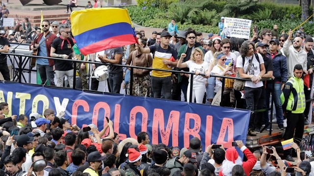 Concierto protesta "Un canto por Colombia"
