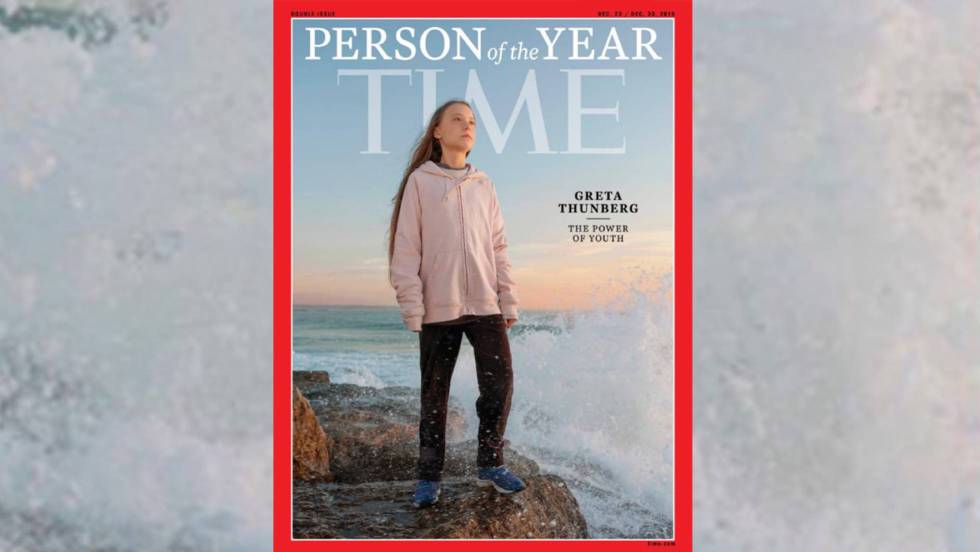 Greta Thunberg en la portada de Time