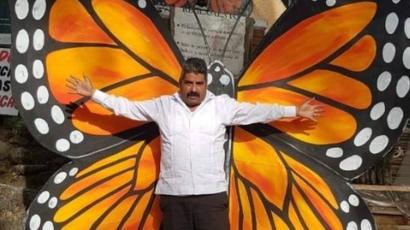 El conocido defensor de la mariposa monarca, Homero Gómez González