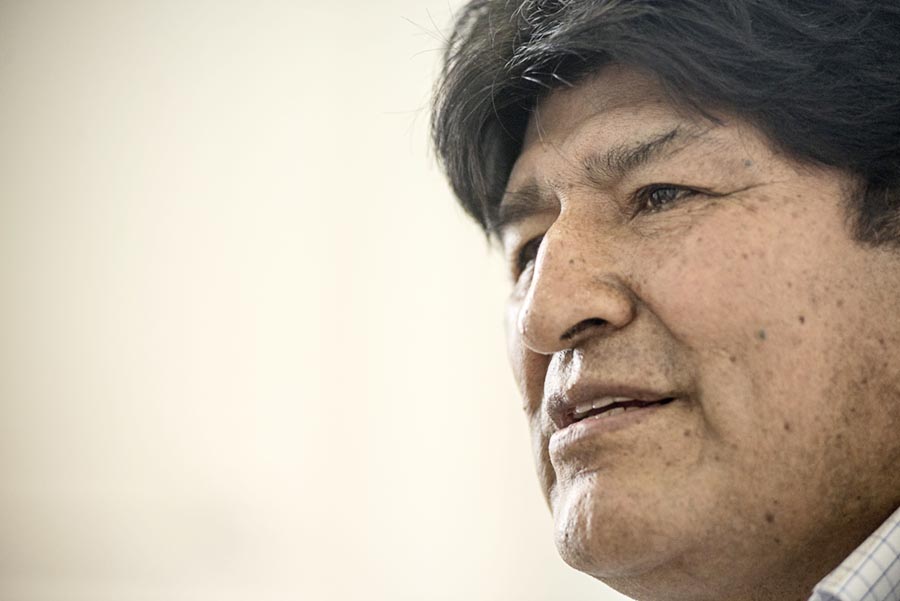Evo Morales en entrevista con Brecha en Buenos Aires