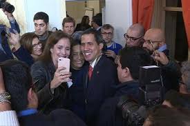 Guaidó y sus seguidores en Miami
