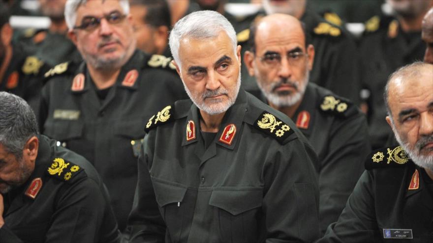 El teniente general Qasem Soleimani, el comandante de la Fuerza Quds del CGRI de Irán, asesinado por EEUU