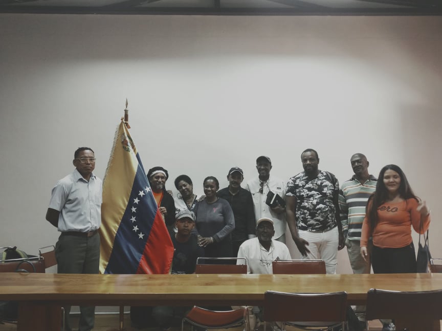 Cimarrones y Cimarronas de Venezuela pertecientes al Movimiento Afrorevolucionario “Juan Ramón Lugo”