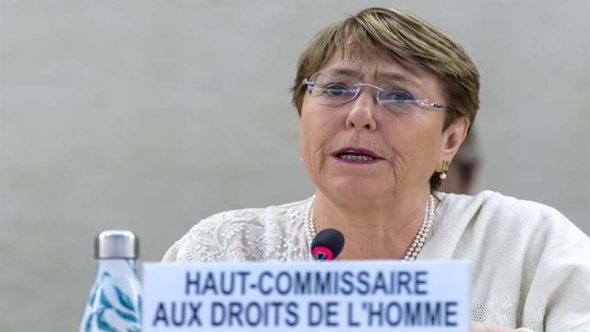 Alta comisionada de Naciones Unidas para los Derechos Humanos, Michelle Bachelet