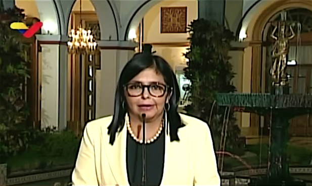 La Vicepresidenta de Venezuela, Delcy Rodríguez