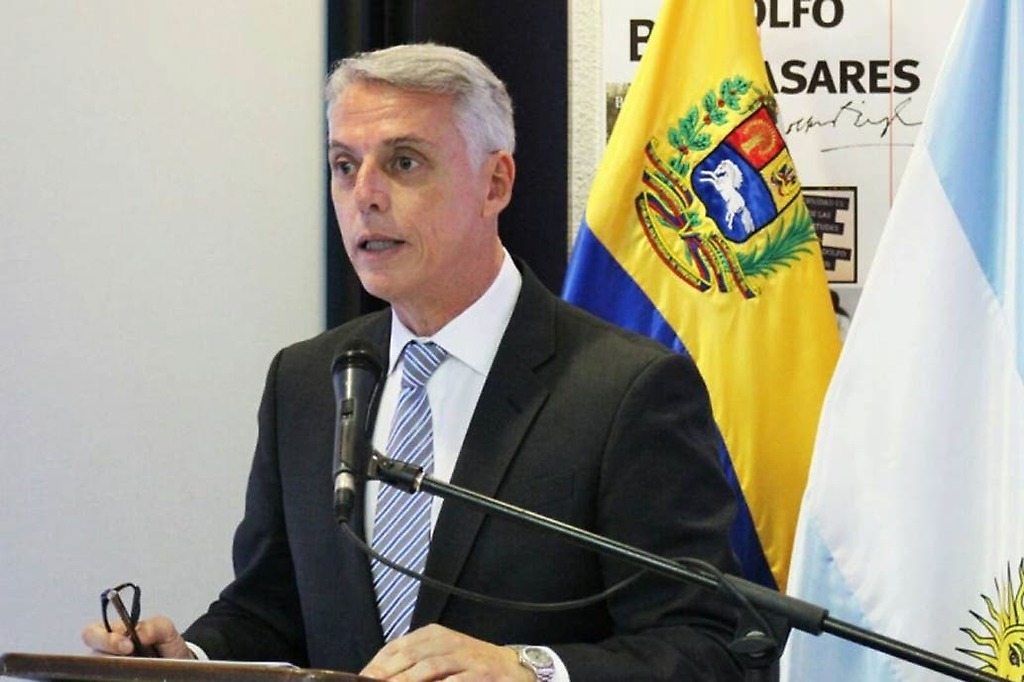 Eduardo Porretti, diplomático de la Embajada argentina en Venezuela. Confirmaron este lunes que tiene coronavirus.